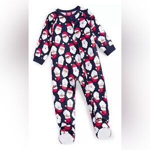 FAMILY PAJAMAS Matching Baby Santa Claus One-Piece Footed Pajama 24 Months